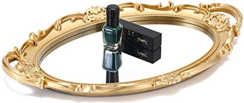Sooyee Gold Mirror Tray for Vanity and Coffee Table