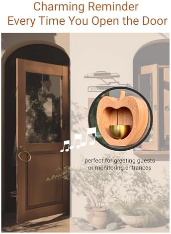 Shopkeepers Bell for Door Opening Wooden Door Chime