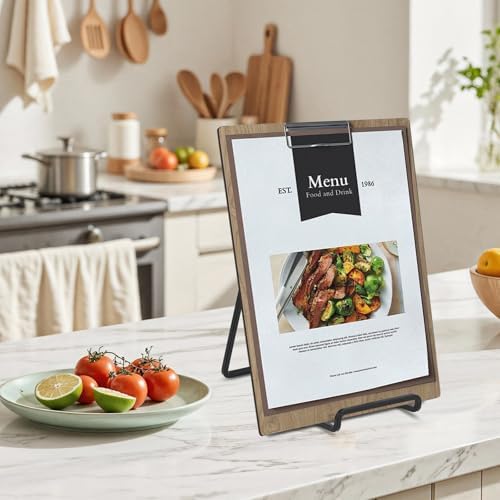 Large Plate Holder Display Stand - 2 Pack Black Easel Stand for Decorative Plates