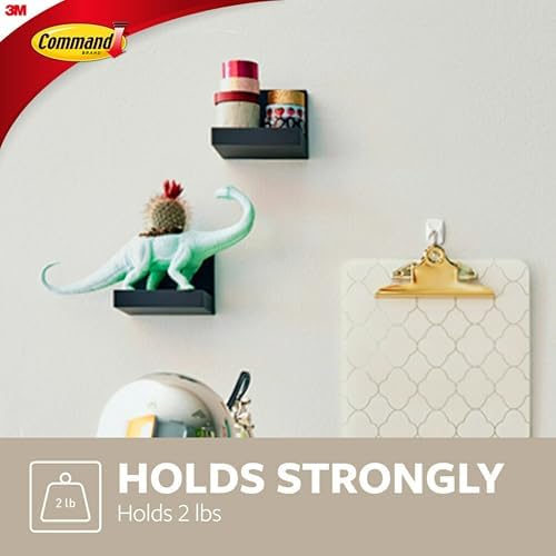 Command Display Ledges 2 Ledges 8 Medium Strips 2 lb Capacity