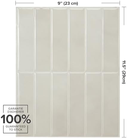 Smart Tiles Peel and Stick Backsplash 5 Sheets