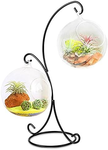 YY YEARCHY Iron Hanging Ornament Stand for Glass Terrarium