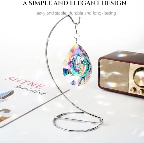 HD Silver Ornament Display Stand 9 Inch 5 Pack