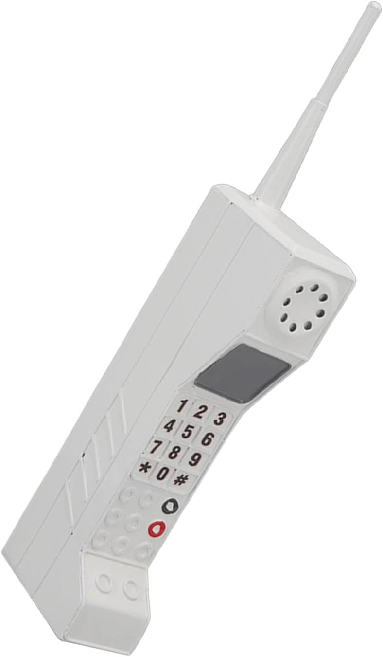 Diydeg Retro Mobile White Vintage Decor