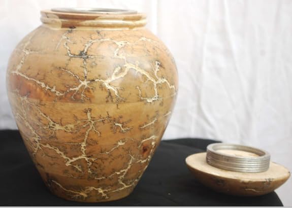 Handcrafted Wooden Urn For Human Ashes - Elegant Memorial Design