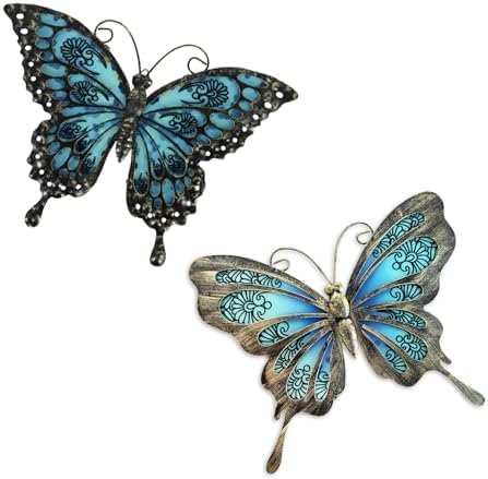 Liffy Metal Butterfly Wall Decor 2Pack