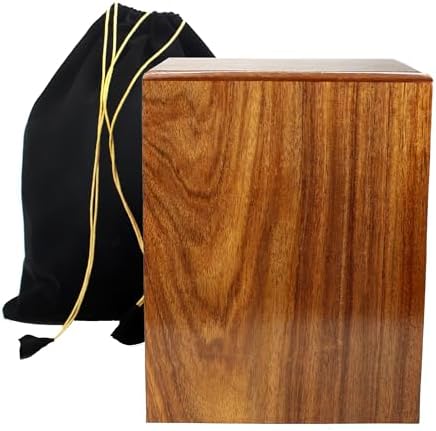 Wooden Cremation Urn for Human Ashes - Elegant Memorial for Adult Men and Women