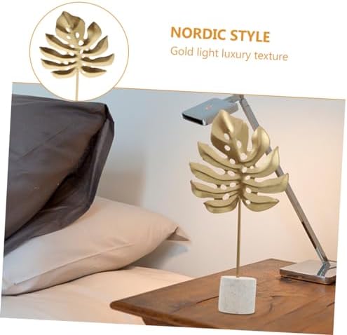 Wakauto Light Luxury Iron Monstera Leaf Decor