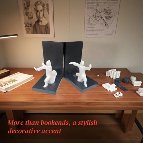Modern Tai Chi Yin Yang Decorative Bookends Set