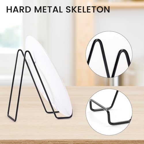 12 Pack 6 Inch Plate Stands for Display