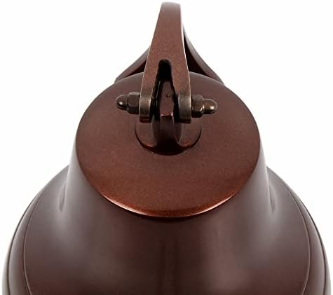 Wall Hanging Ship Bell 6 - Nautical Decor Antique Finish Chrome Color