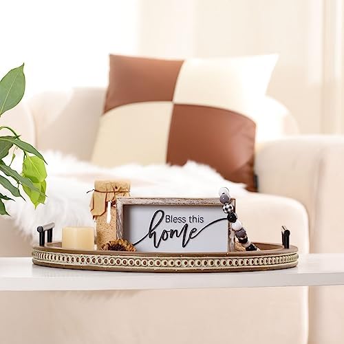 FESTWIND Coffee Table Tray with Handles