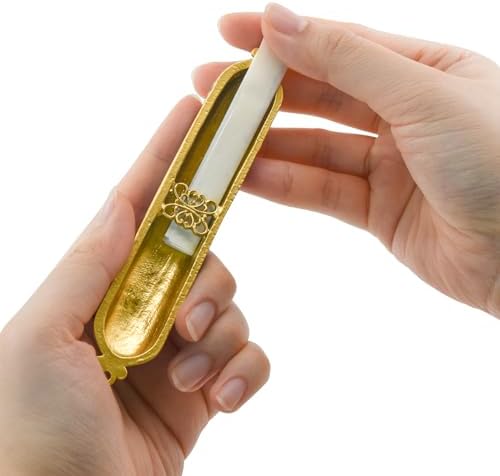 MrMrKura Blue Mezuzah with Scroll for Door Frame