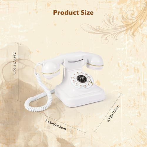Audio Guest Book Phone for Weddings and Birthdays White