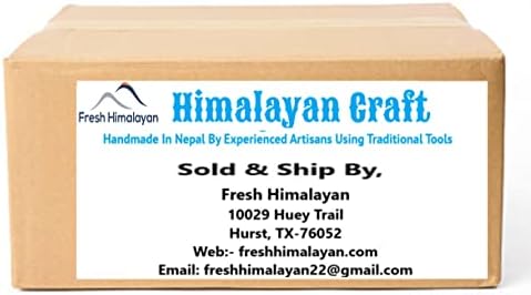 Himalayan Craft Wall Sculpture Mahakala Wooden Mask