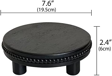 Farmhouse Beaded Wood Tray Risers for Display