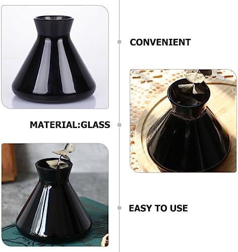 VILLCASE Glass Diffuser Bottle Refillable Aromatherapy Essential Oil Jar