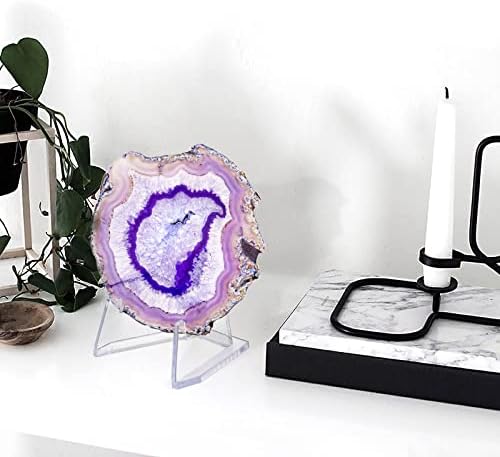 Hipiwe 10 Pack Acrylic Easel Stand for Collectibles Display