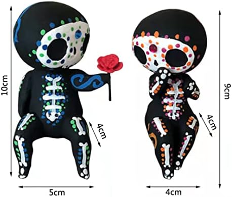 Sugar Skull Couple Figurine Halloween Decor