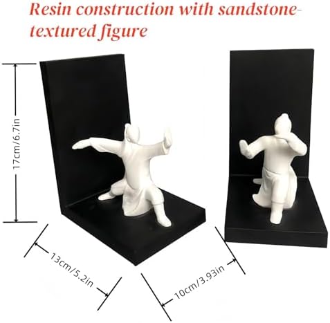 Modern Tai Chi Yin Yang Decorative Bookends Set