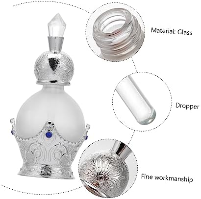 Vintage Glass Dropper Bottle for Essential Oils and Fragrances