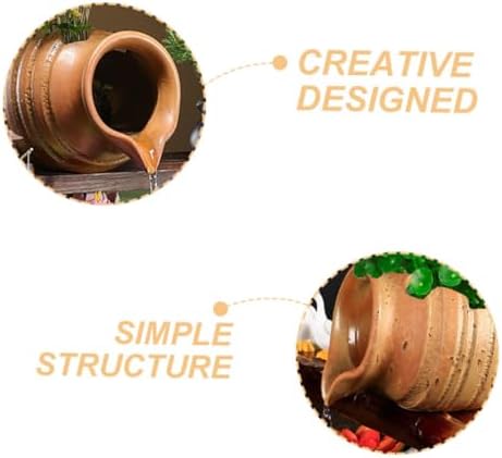 Ceramic Water Fountain Jar for Indoor and Outdoor Decor 1