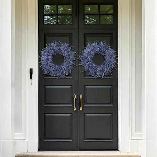 26 Inch Lavender Eucalyptus Wreath for Front Door Decor