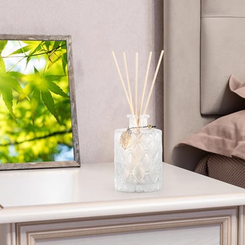 Vintage Glass Diffusers Set of 6 with 40PCS Sticks