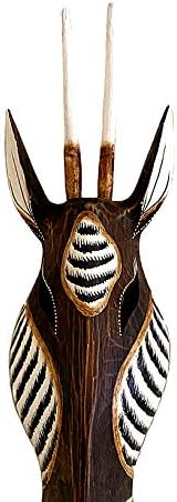 OMA African Giraffe Wall Decor Mask - Large Size