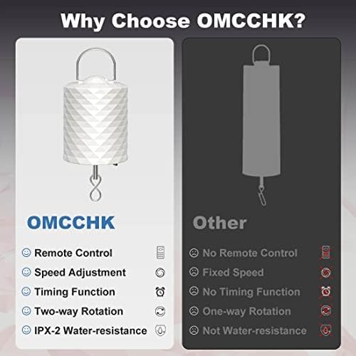 Disco Ball Motor with Remote Control 3 Speeds and 2 Directions for Wind Chimes and Decor