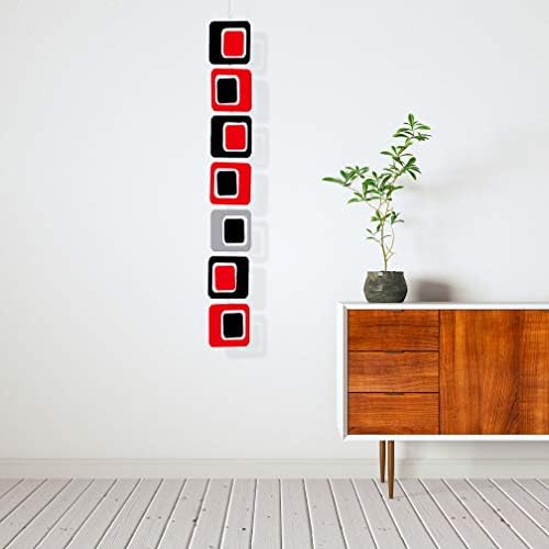 Dramatic Coolsville Art Mobile 6x45 - Retro Midcentury Wind Chimes