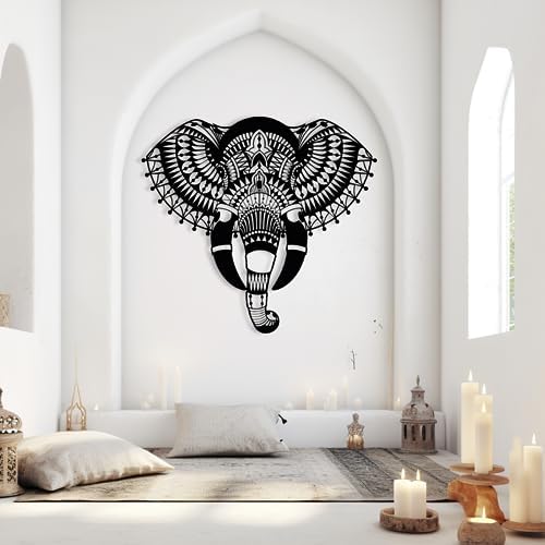 Fayholy Elephant Metal Wall Art Decor 275x251