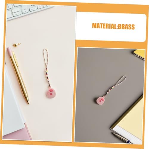 Cherry Blossom Decorative Hanging Bell Pendant for Phones Cars Homes