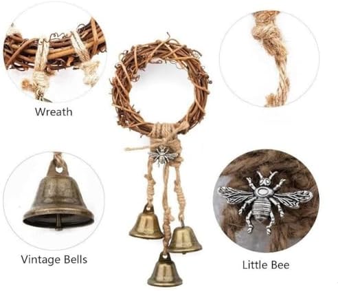 Witch Bell Hanging Decor for Door Knob Protection