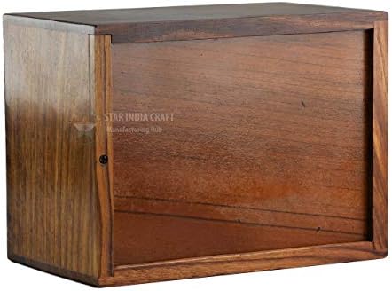 STAR INDIA CRAFT Premium Rosewood Engraved Urn Box