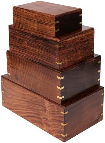 Personalized Rosewood Urns for Human or Pet Ashes Guitar Engraved Cremation Urn