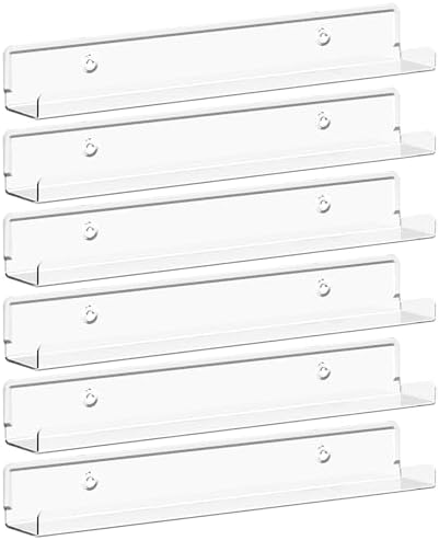 Lifewit Floating Shelves for Vinyl Records 6 Pack