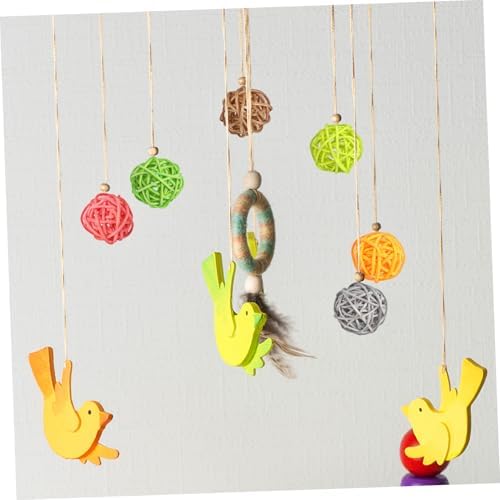 100pcs Colorful Rattan Decorative Balls for Christmas Party Wedding Home and Nursery Decor