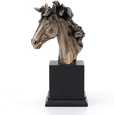 Veronese Design Horse Head Bust On Plinth 1