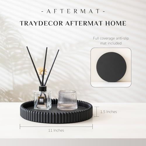 Concrete Black Coffee Table Decor Tray 1