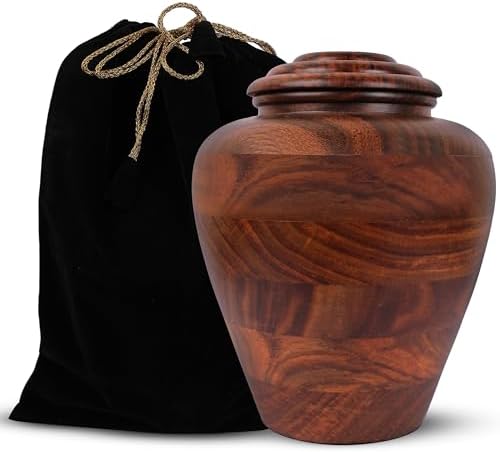 Handcrafted Rosewood Cremation Urn 200 Cubic Inches