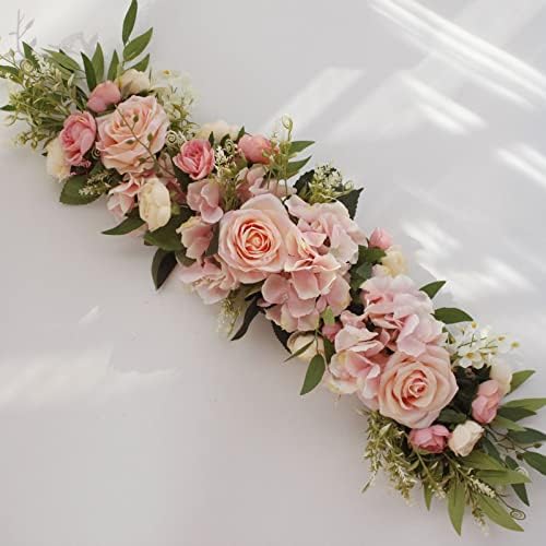 Firlar 256 Inch Artificial Rose Peony Flower Swag
