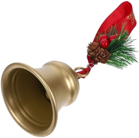LUOZZY Christmas Metal Bell Decorative Hanging Ornament