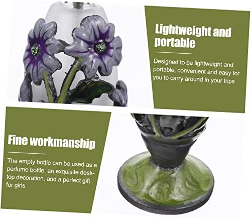 Vintage Refillable Essential Oil Bottle Set for Travel and Home Use