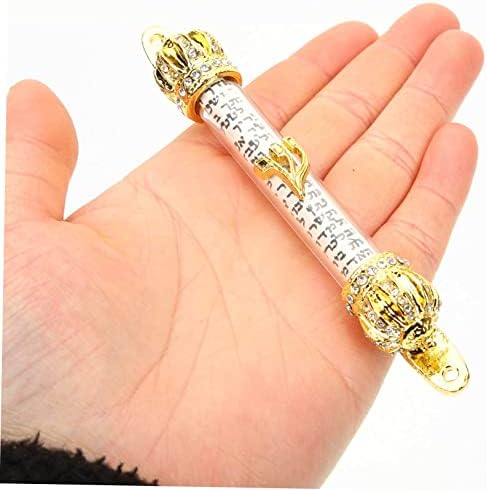 GLEAVI Religious Metal Mezuzah Scroll for Home Door