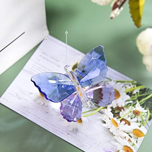 HD Crystal Butterfly Animal Ornament for Home Office Decor 1