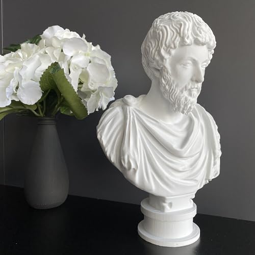 Handmade M Aurelius Statue Bust 10 Inches Roman Emperor Sculpture