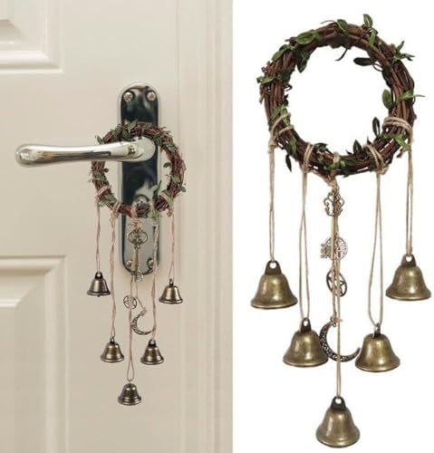 Witch Bell Hanging Decor for Door Knob Protection