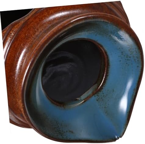 Mobestech Decorative Ceramic Waterfall Jar for Garden and Indoor Fountain