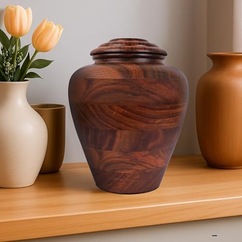 Handcrafted Rosewood Cremation Urn 200 Cubic Inches